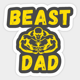 Beast Dad Sticker